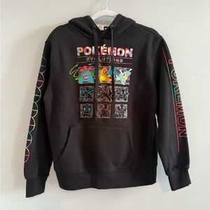 Pokemon Black Graphic Hoodie, size small, excellent condition